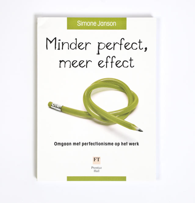 omslag Minder perfect, meer effect