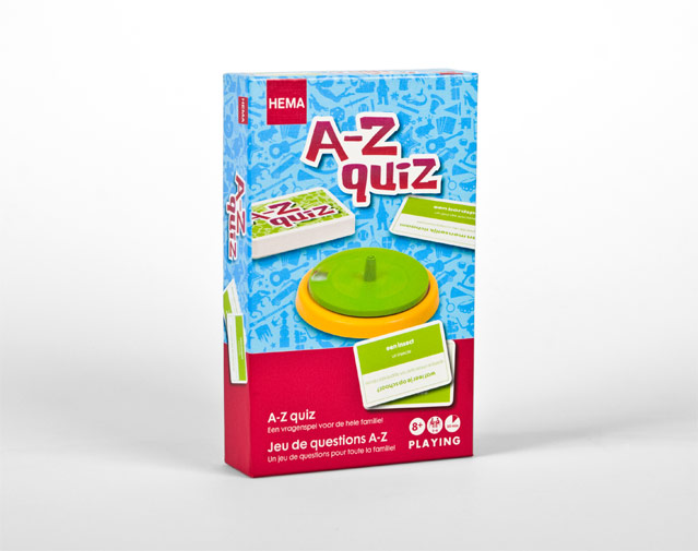 Hema verpakking A-Z quiz