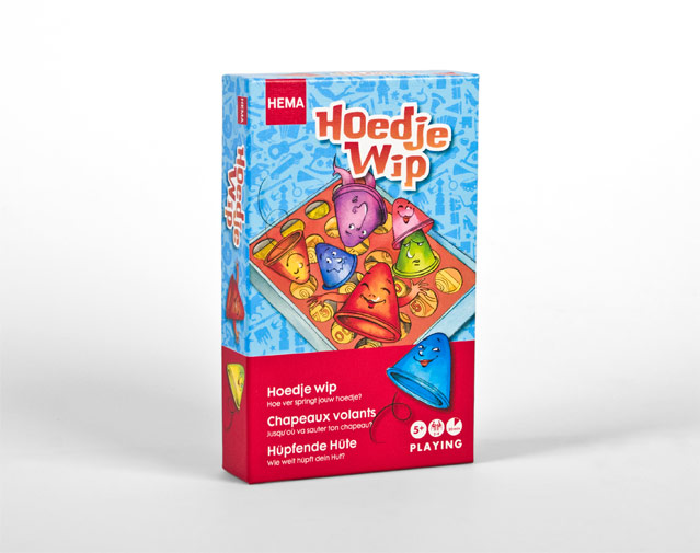 Hema spel verpakking hoedje wip