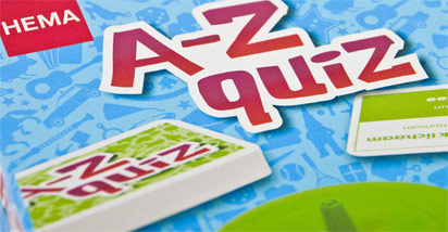 Hema spel A-Z Quiz