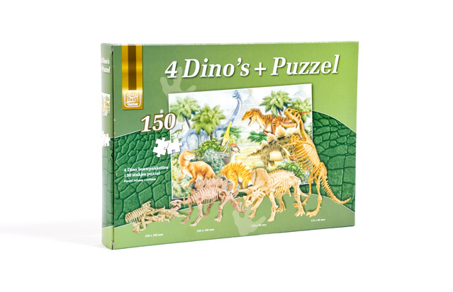 dino puzzel verpakking