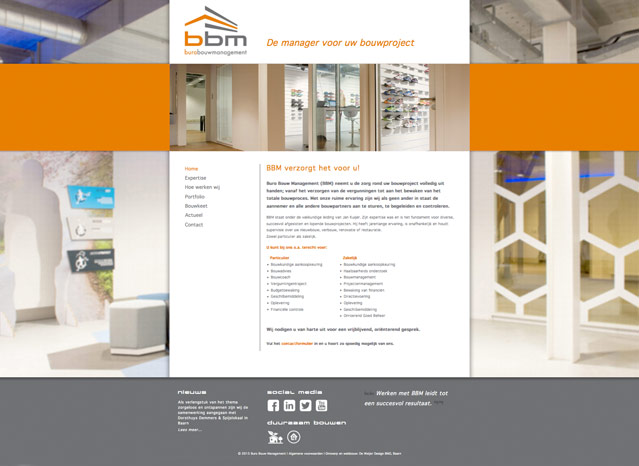 homepage buro bouw management